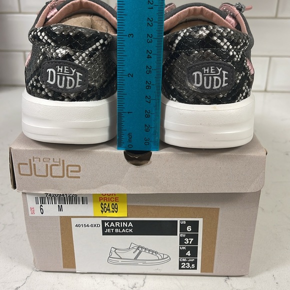 Hey Dude Karina - Jet Black Size 6 Style Number: 49154-0XD - Picture 3 of 15